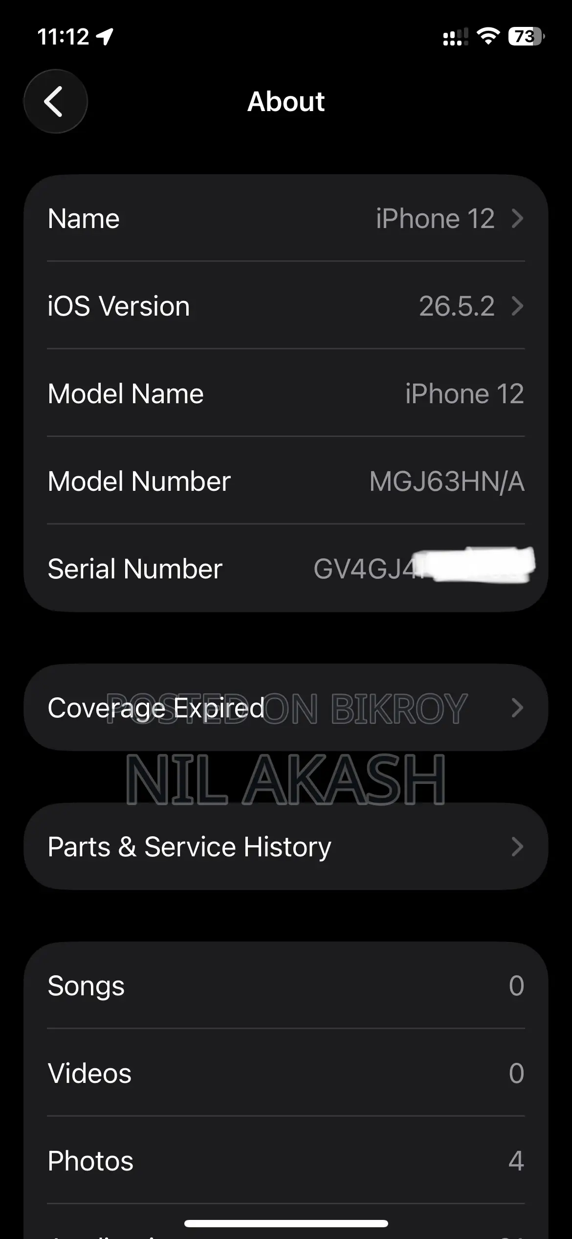Apple iPhone 12 64 GB White