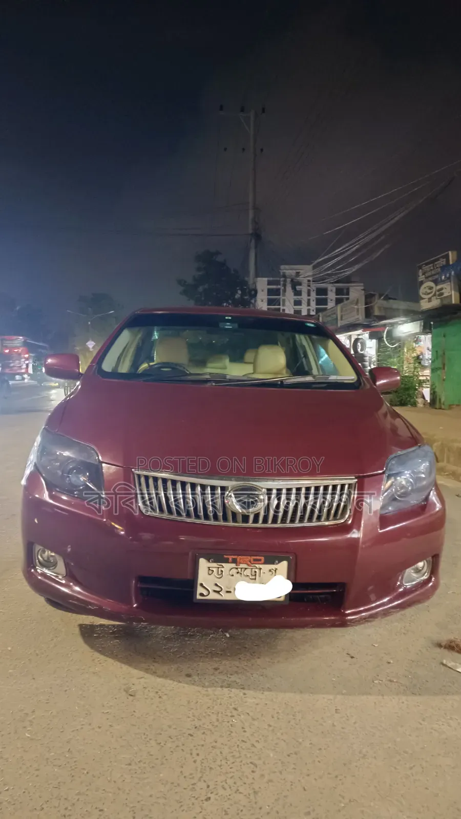 টয়োটা এক্সিও ২০০৭ মেরুন