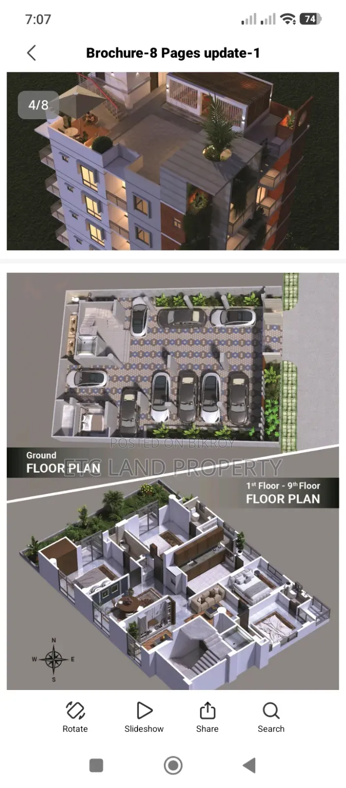 3bdrm Apartment in Basundhara R/a for Sale