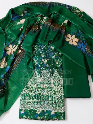 Get a beautiful cotton embroidery work dress at an amazing price.