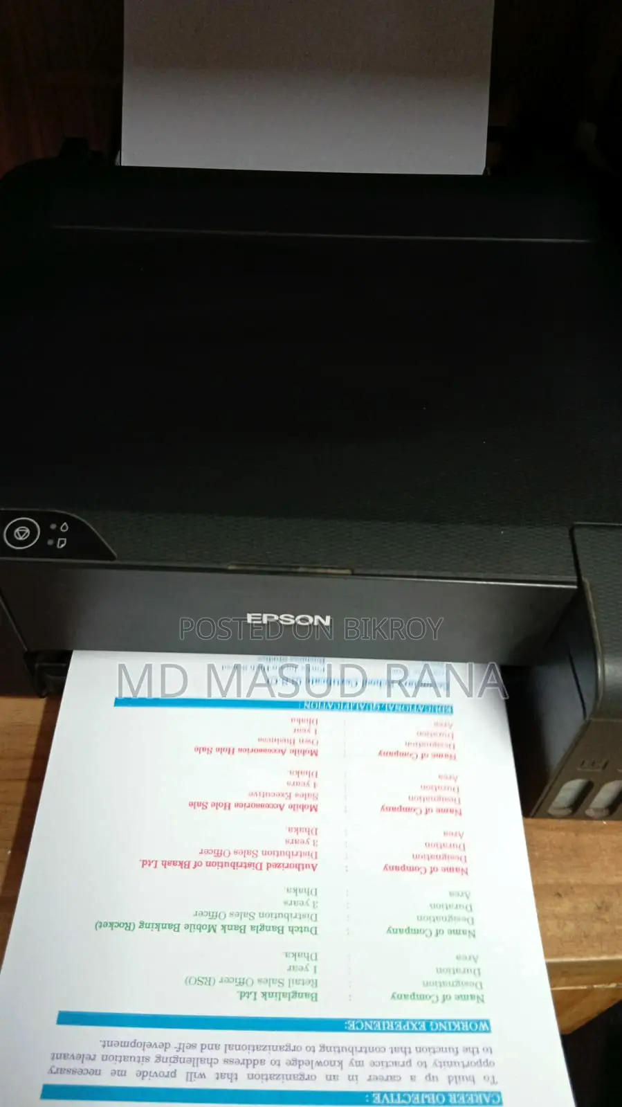Epson-L1110 Color Printer