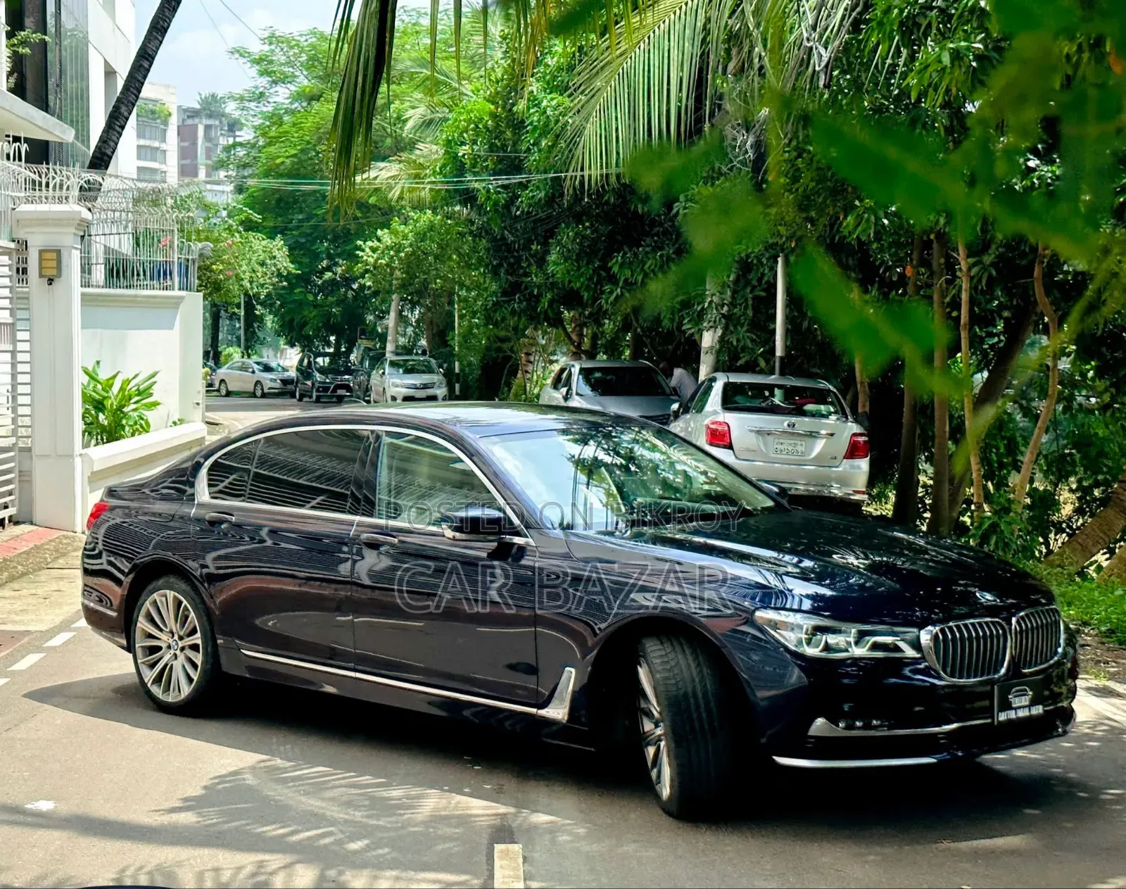 BMW 7 Series 730Li 2016 Blue