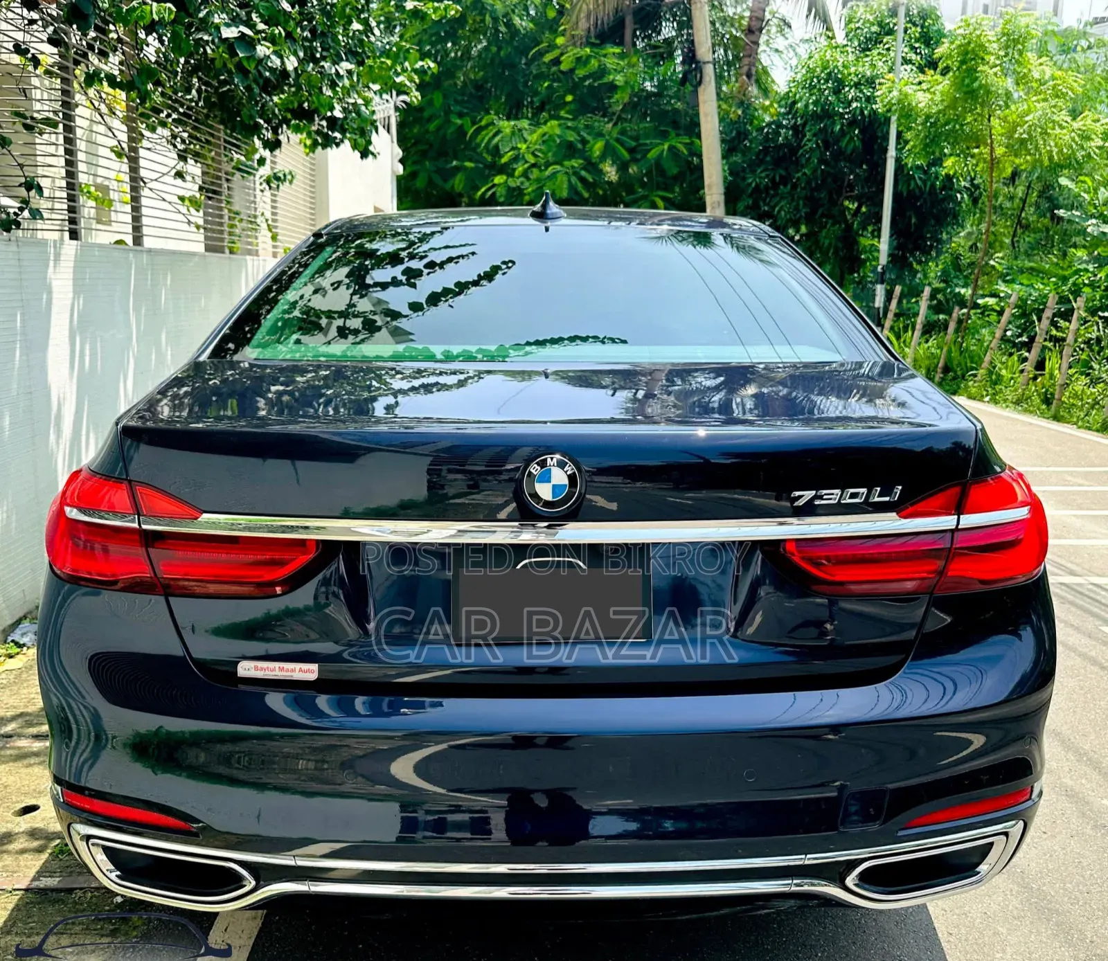 BMW 7 Series 730Li 2016 Blue