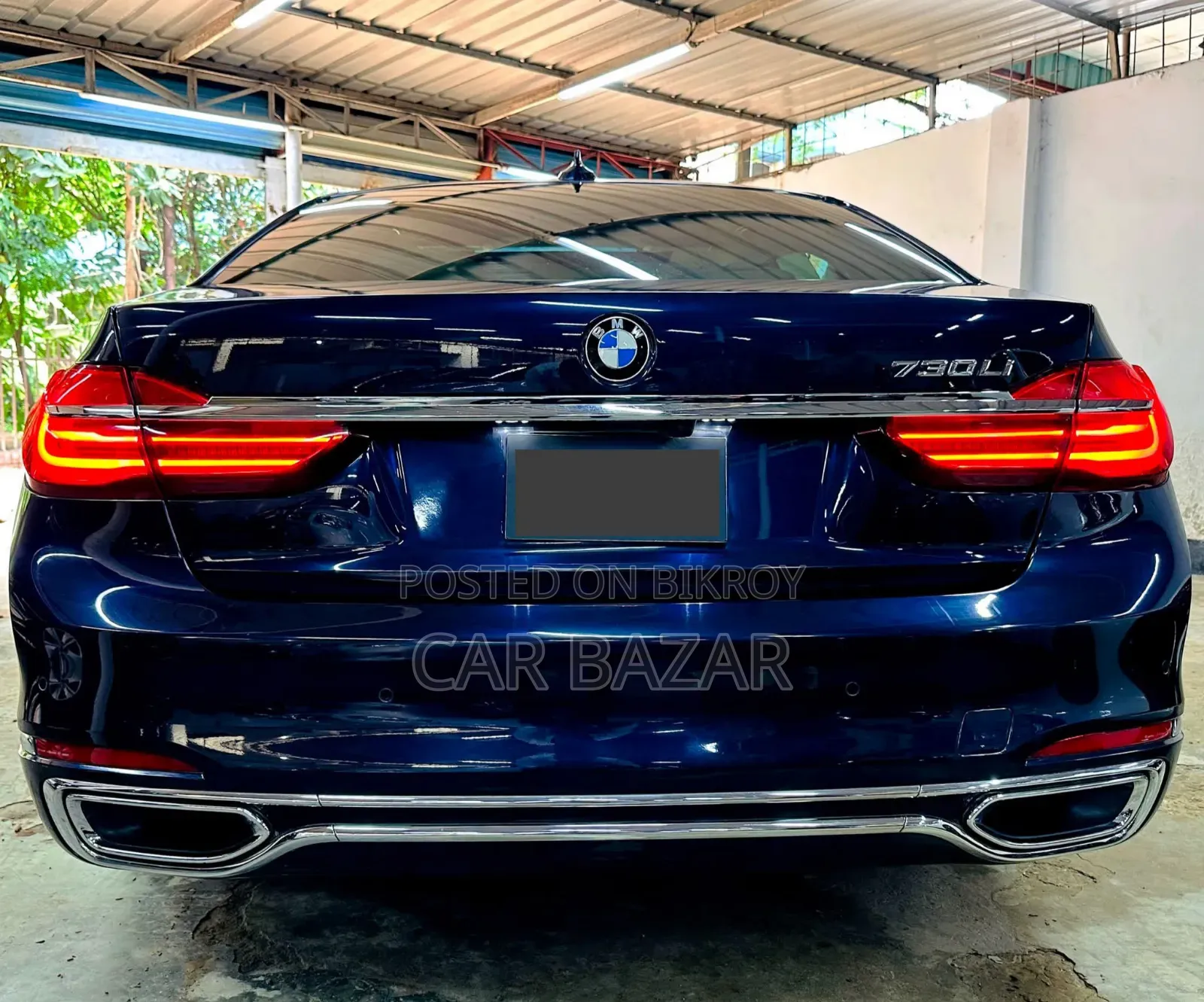 BMW 7 Series 730Li 2016 Blue