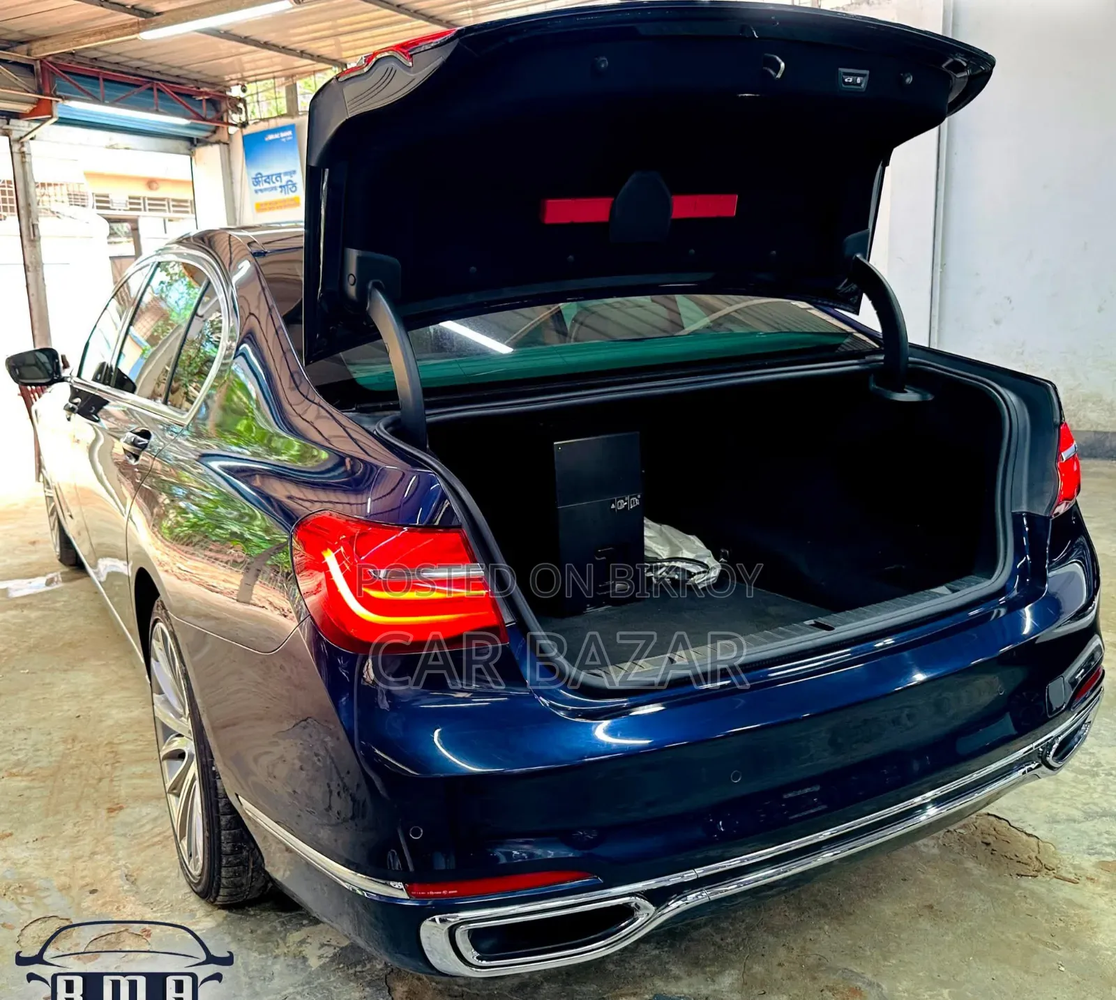 BMW 7 Series 730Li 2016 Blue