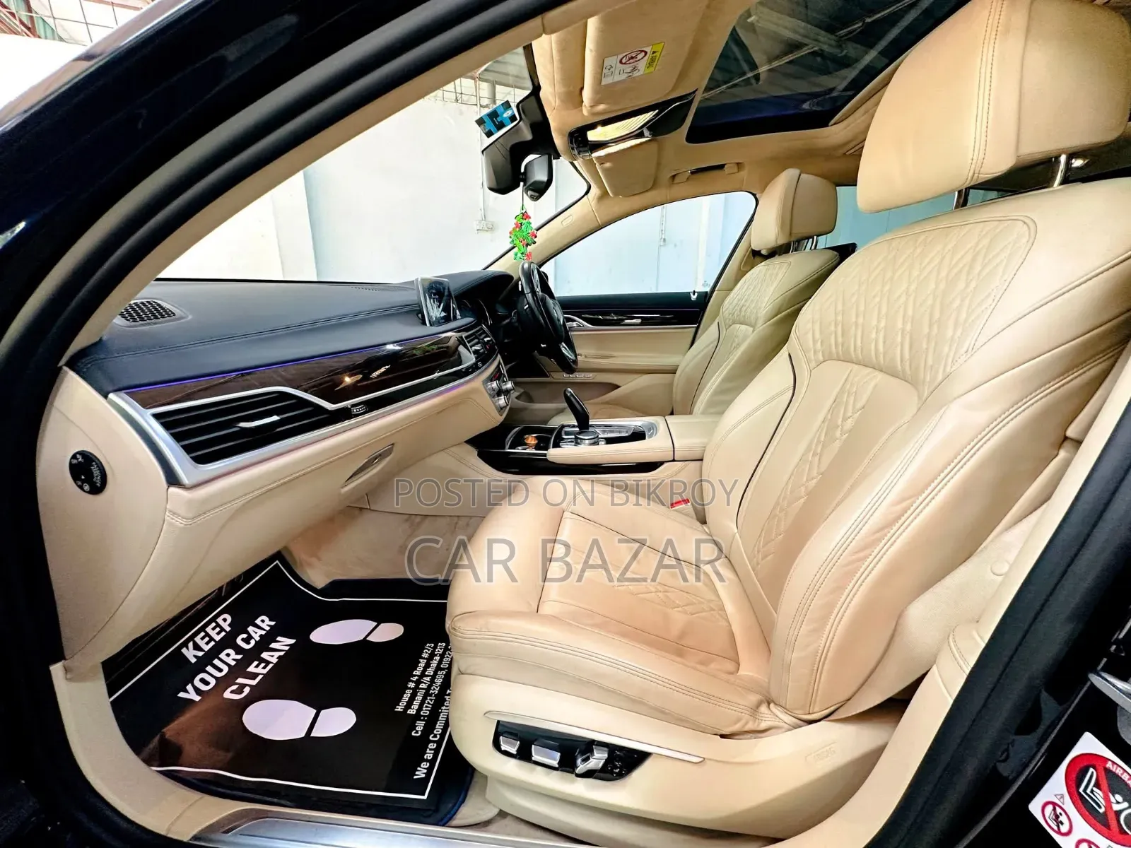 BMW 7 Series 730Li 2016 Blue