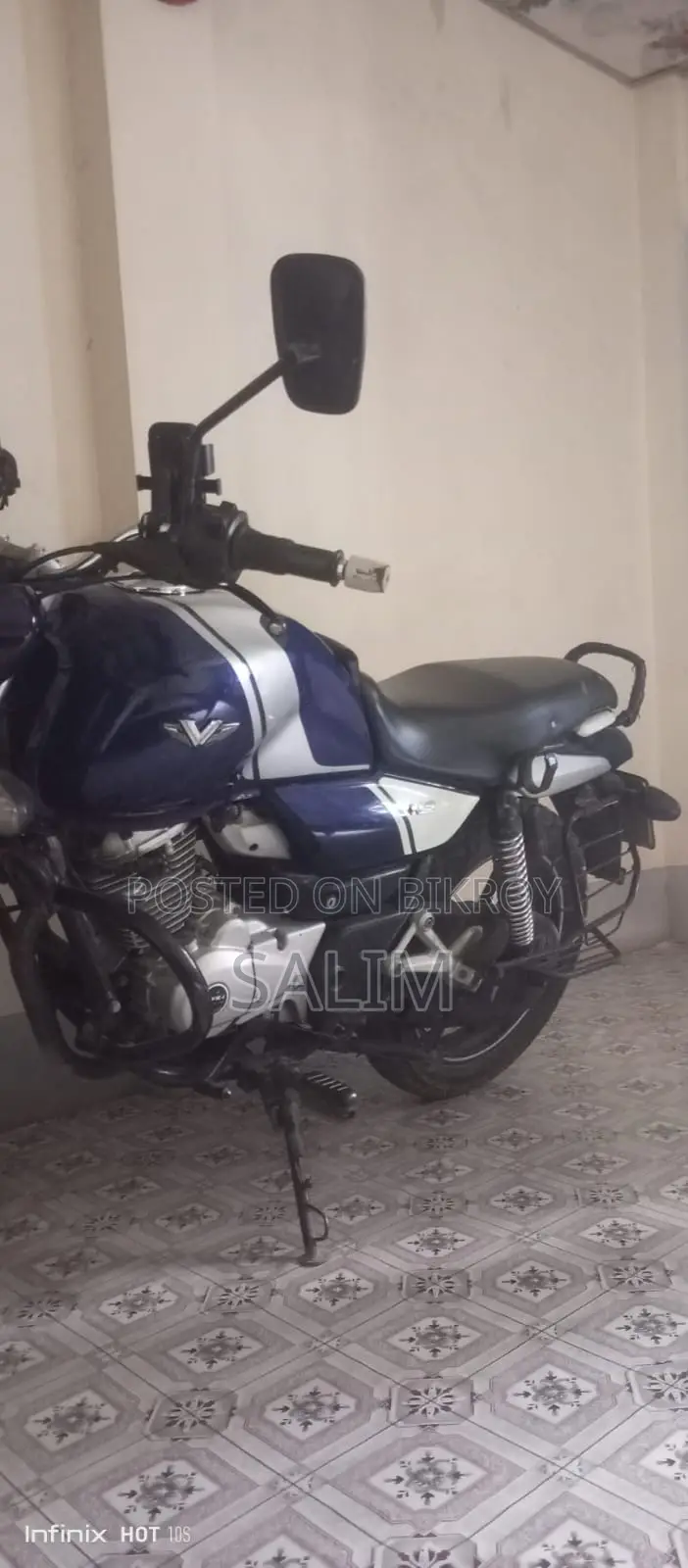 Bajaj V15 2019 Blue