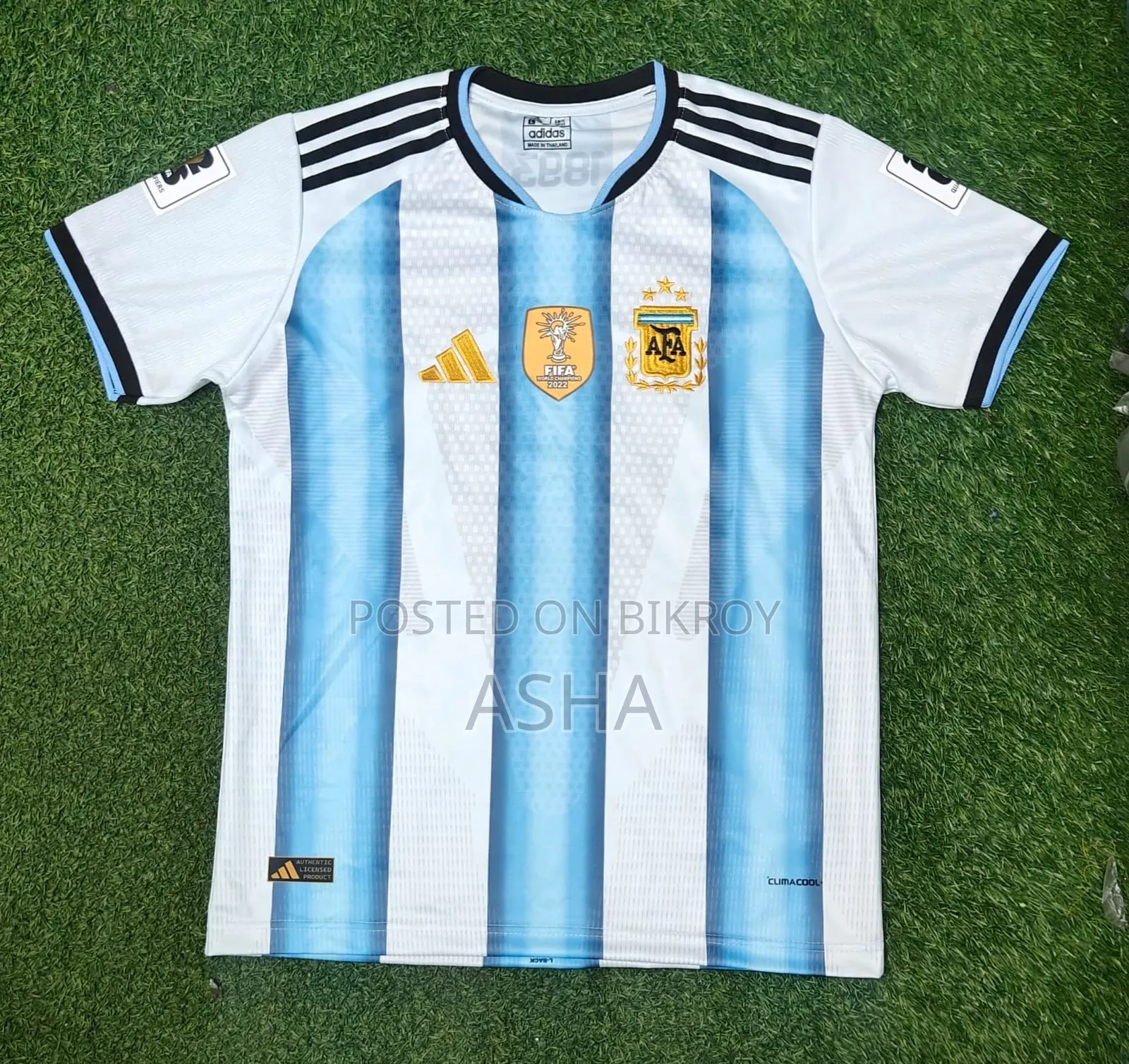 Argentina Home Football Jersey 2026 World Cup