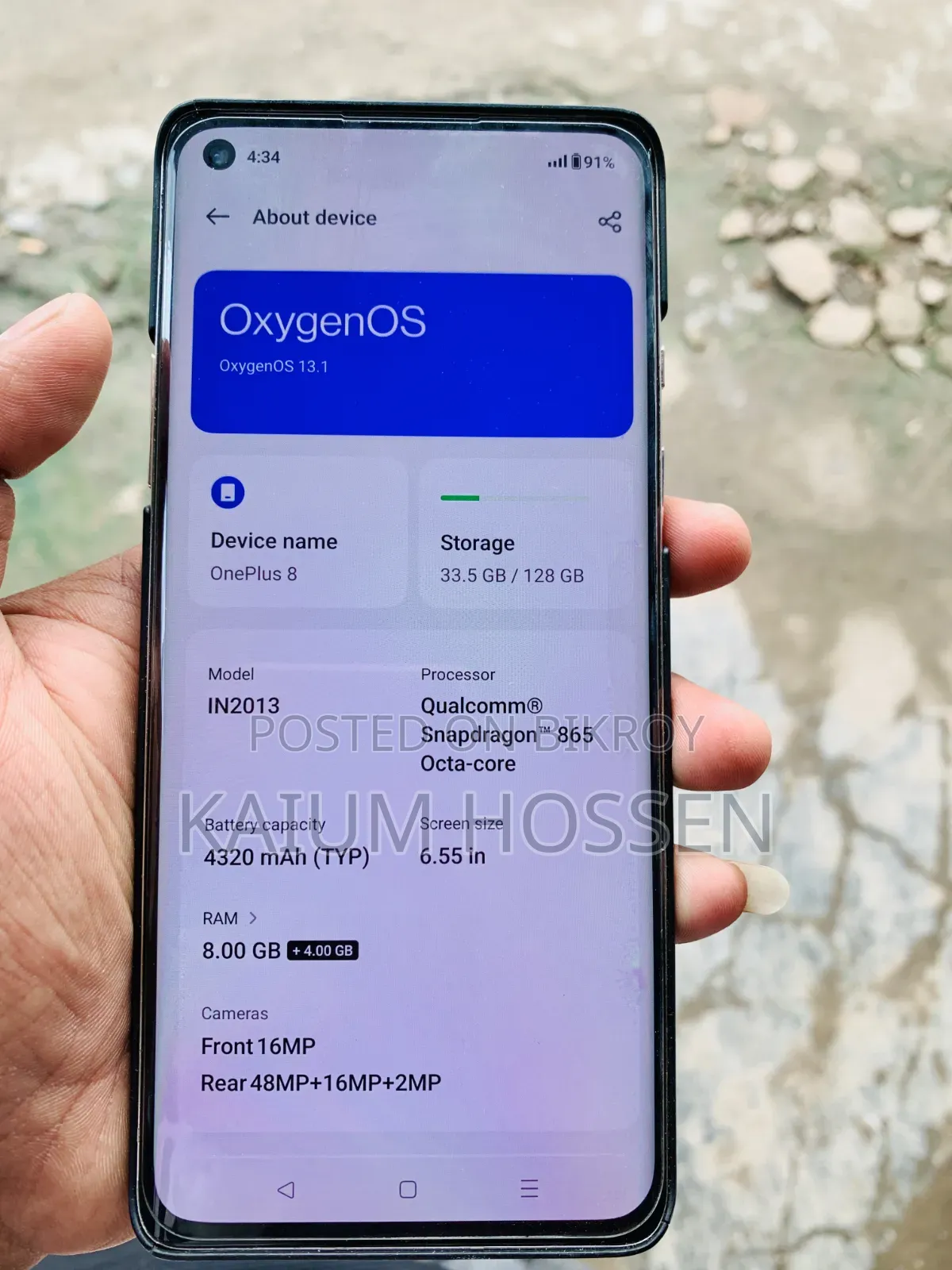 OnePlus 8 128 GB Rose Gold