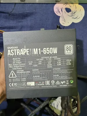 Gamdias Astrape M1 650w (80+ Bronze Certified)