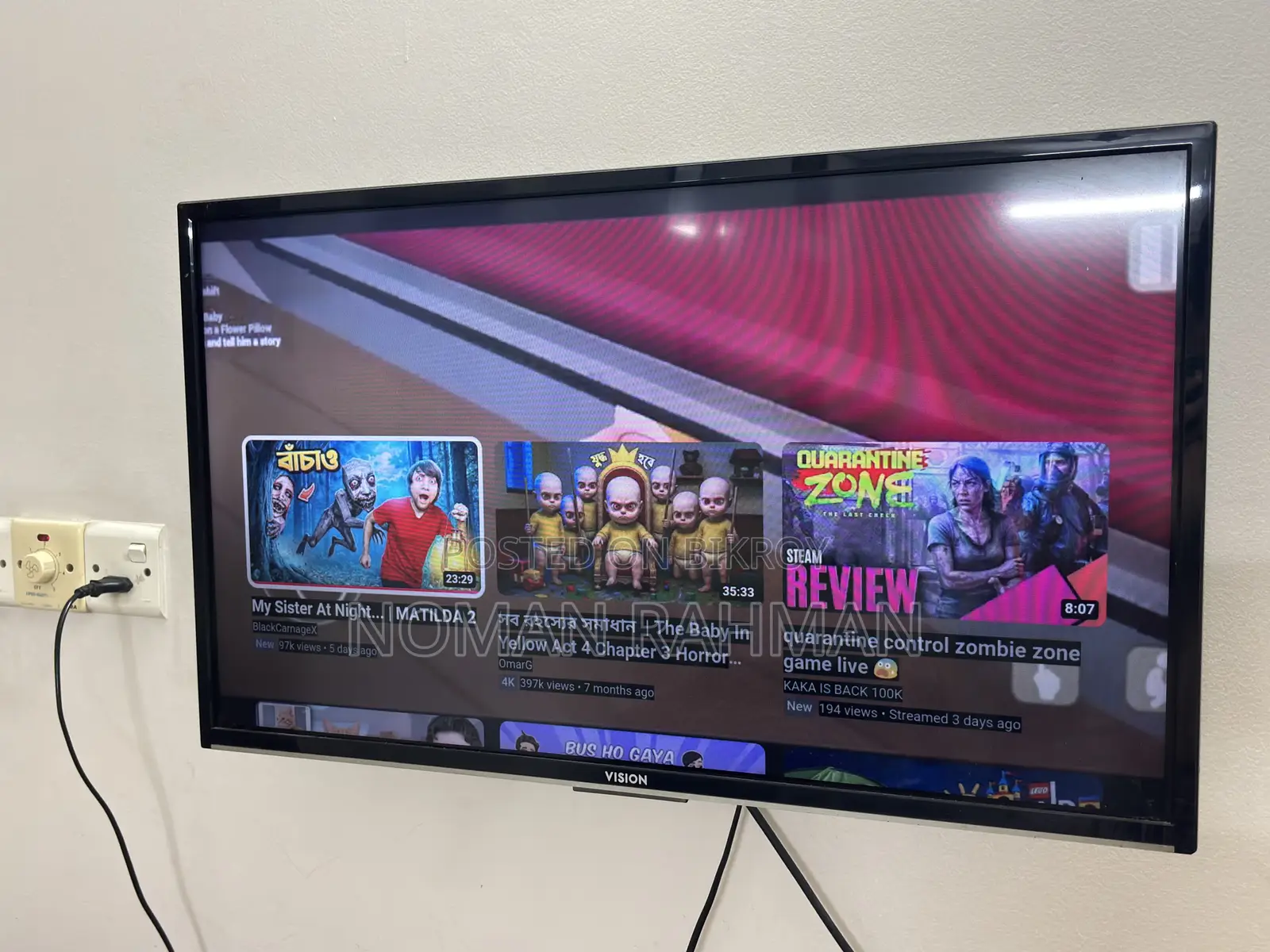 Vision Led 32” Tv