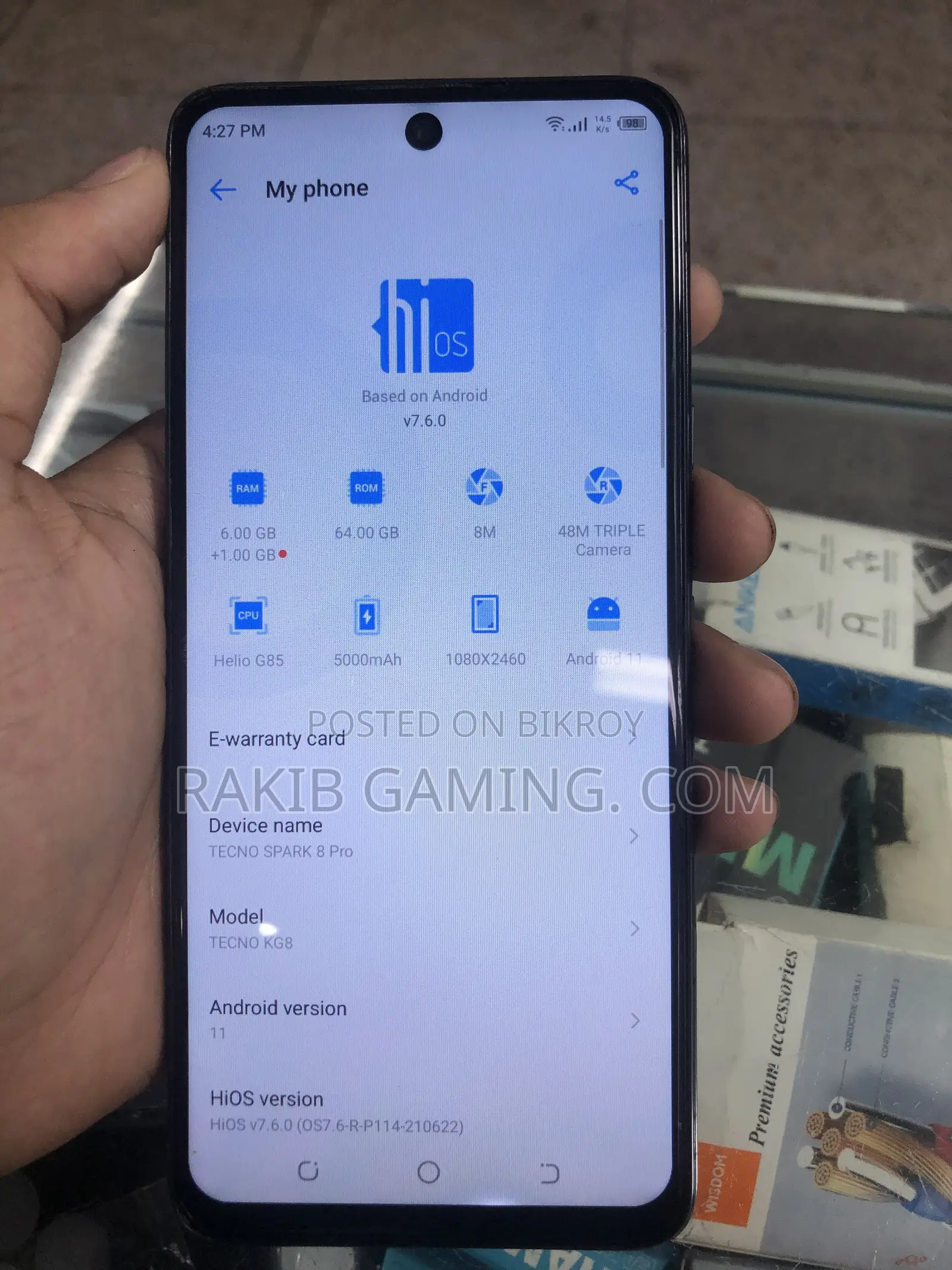 Tecno Spark 8 Pro 64 GB Black