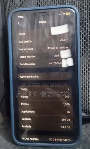 Apple iPhone 11 Pro Max 256 GB Silver