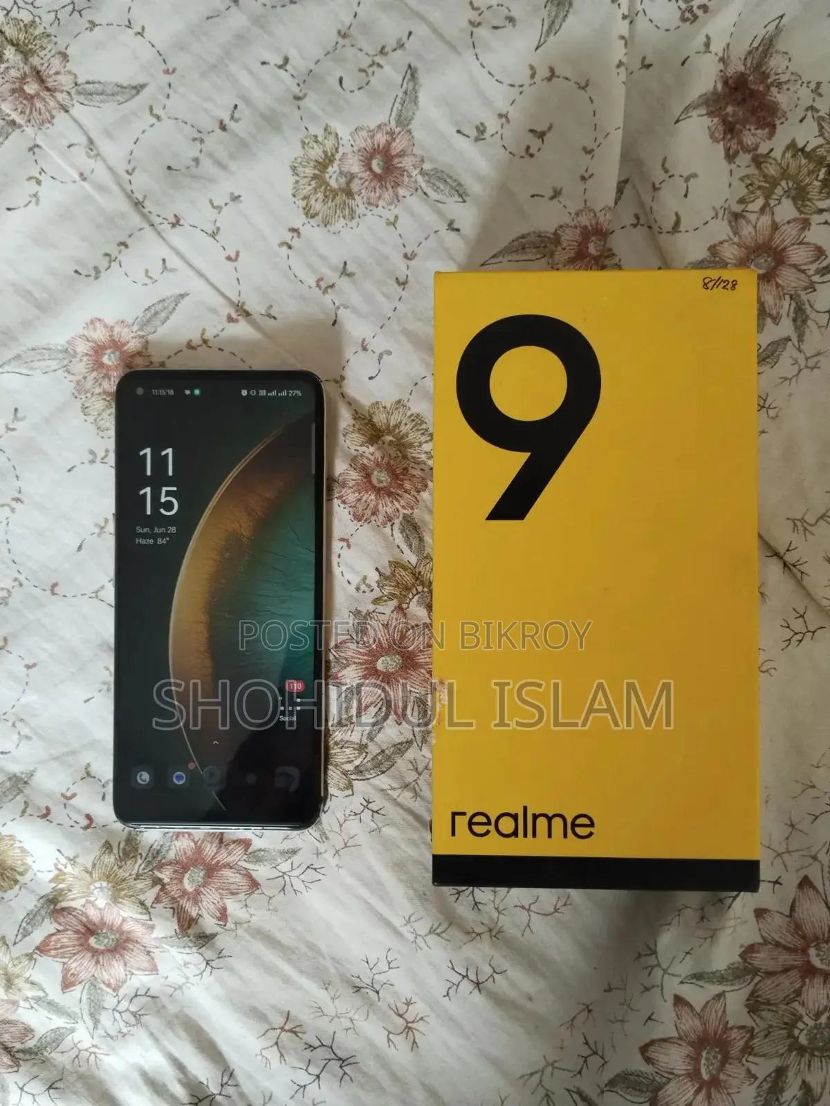 Realme 9 128 GB Yellow