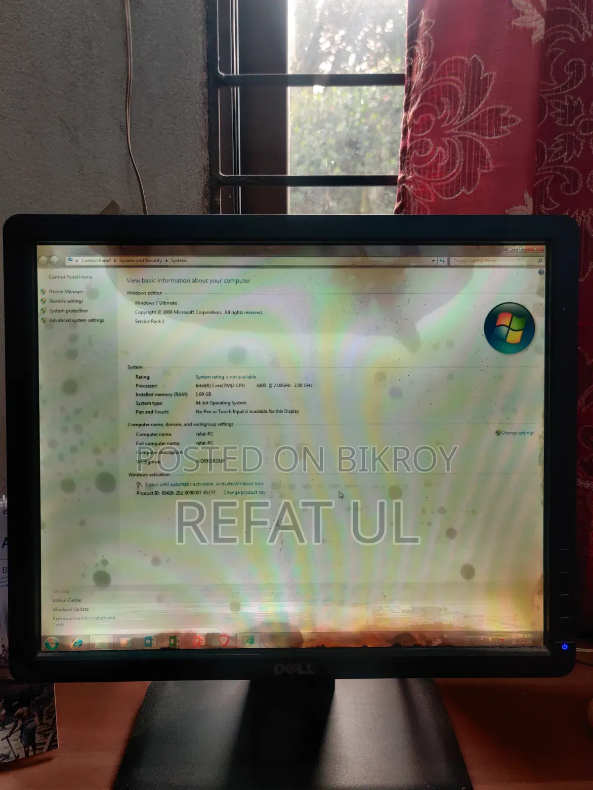 Dell E1713sc Monitor (with spots on display) - For Sale