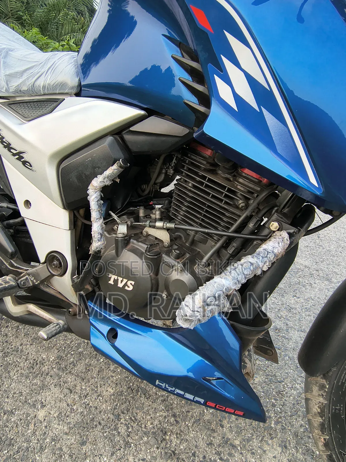 TVS Apache 160 4V 2021 Blue