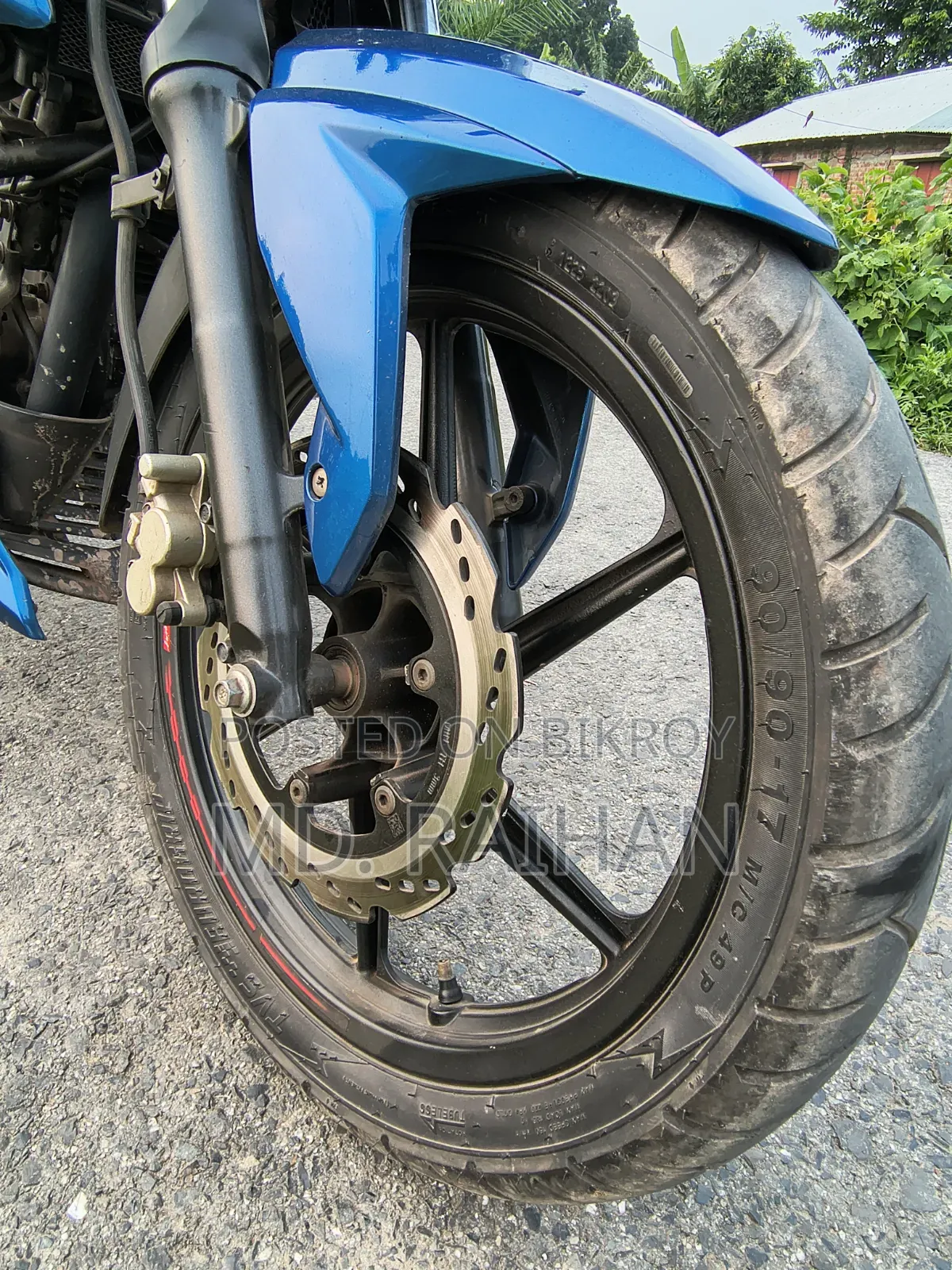 TVS Apache 160 4V 2021 Blue