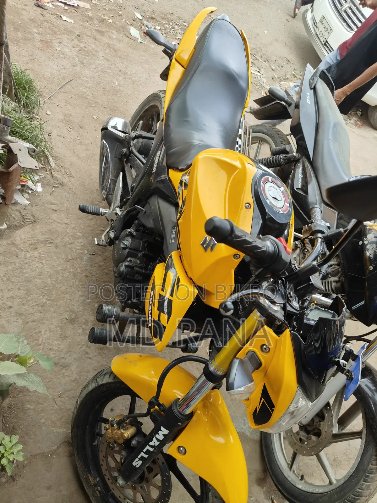 Suzuki Gixxer Monotone 2024 Yellow