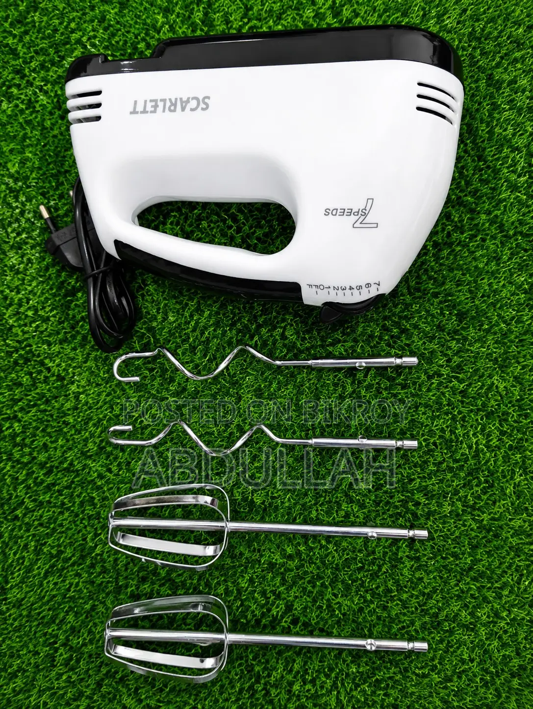 Scarlett 7-speed Portable High-grade Hand Mixer