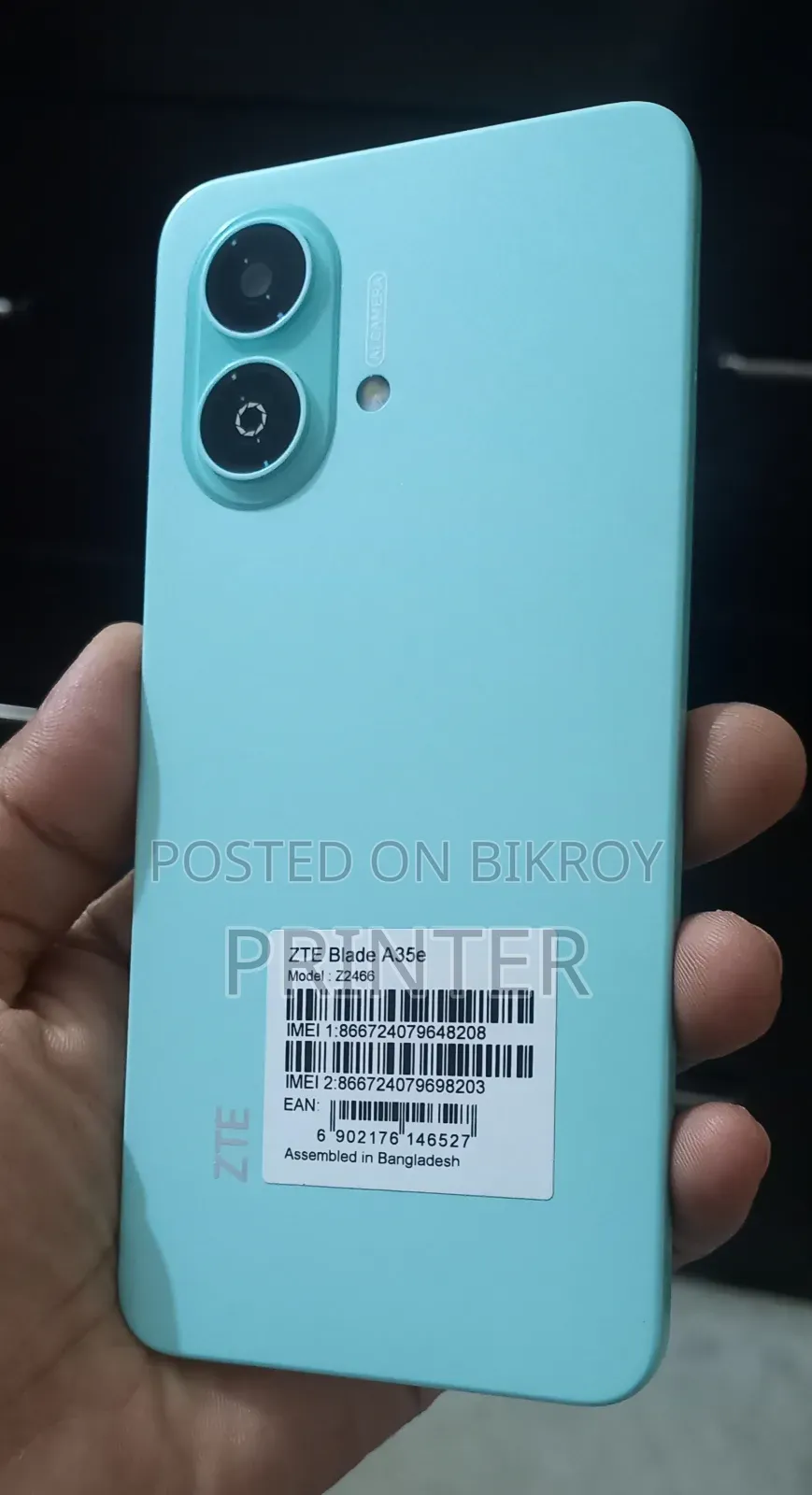 New ZTE A35 12 GB Blue