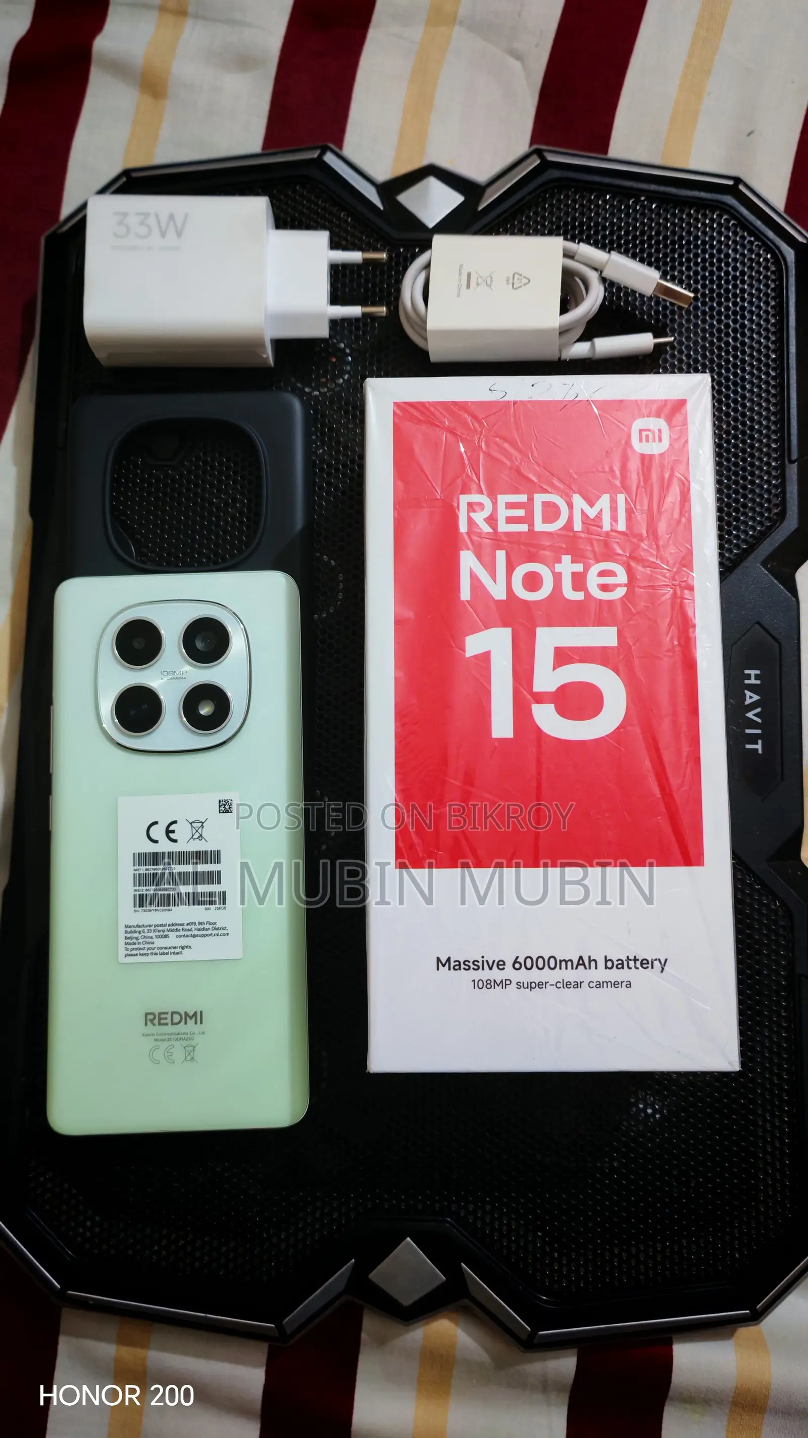 New Xiaomi Redmi Note 15 256 GB Green