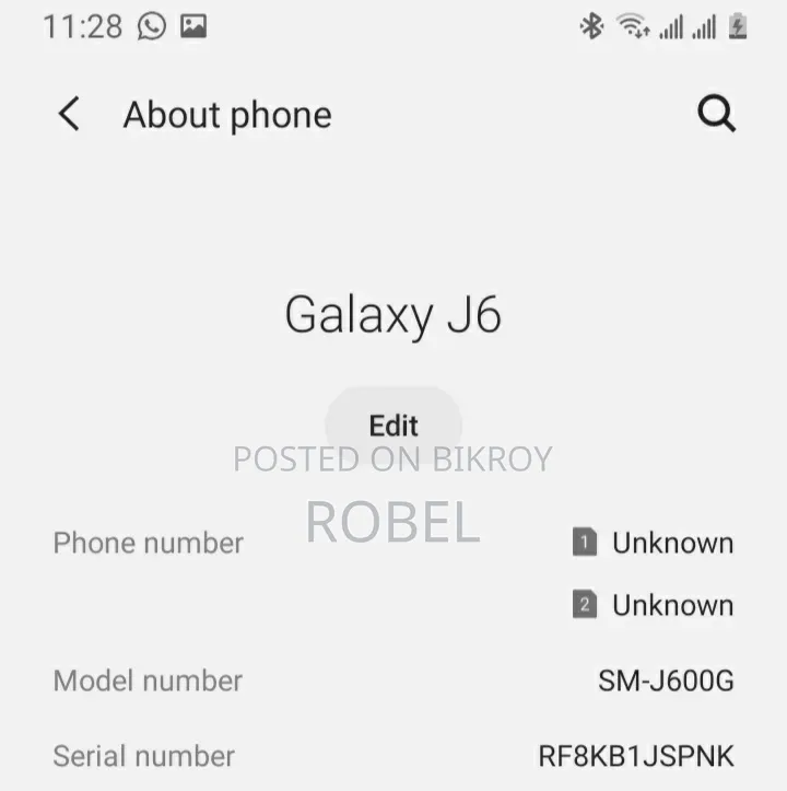 Samsung Galaxy J6 64 GB Black