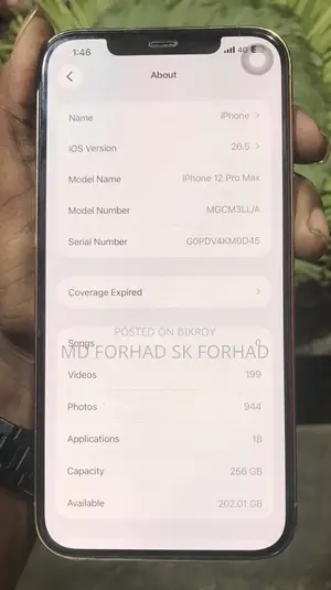Apple iPhone 12 Pro Max 256 GB Gold