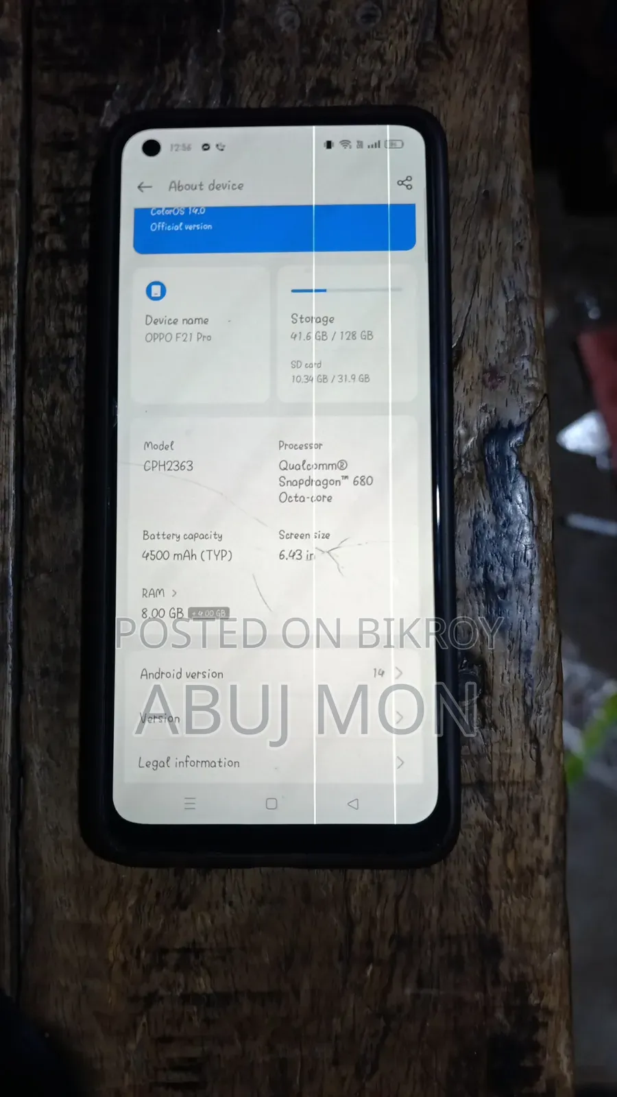 Oppo F21 Pro 128 GB Black