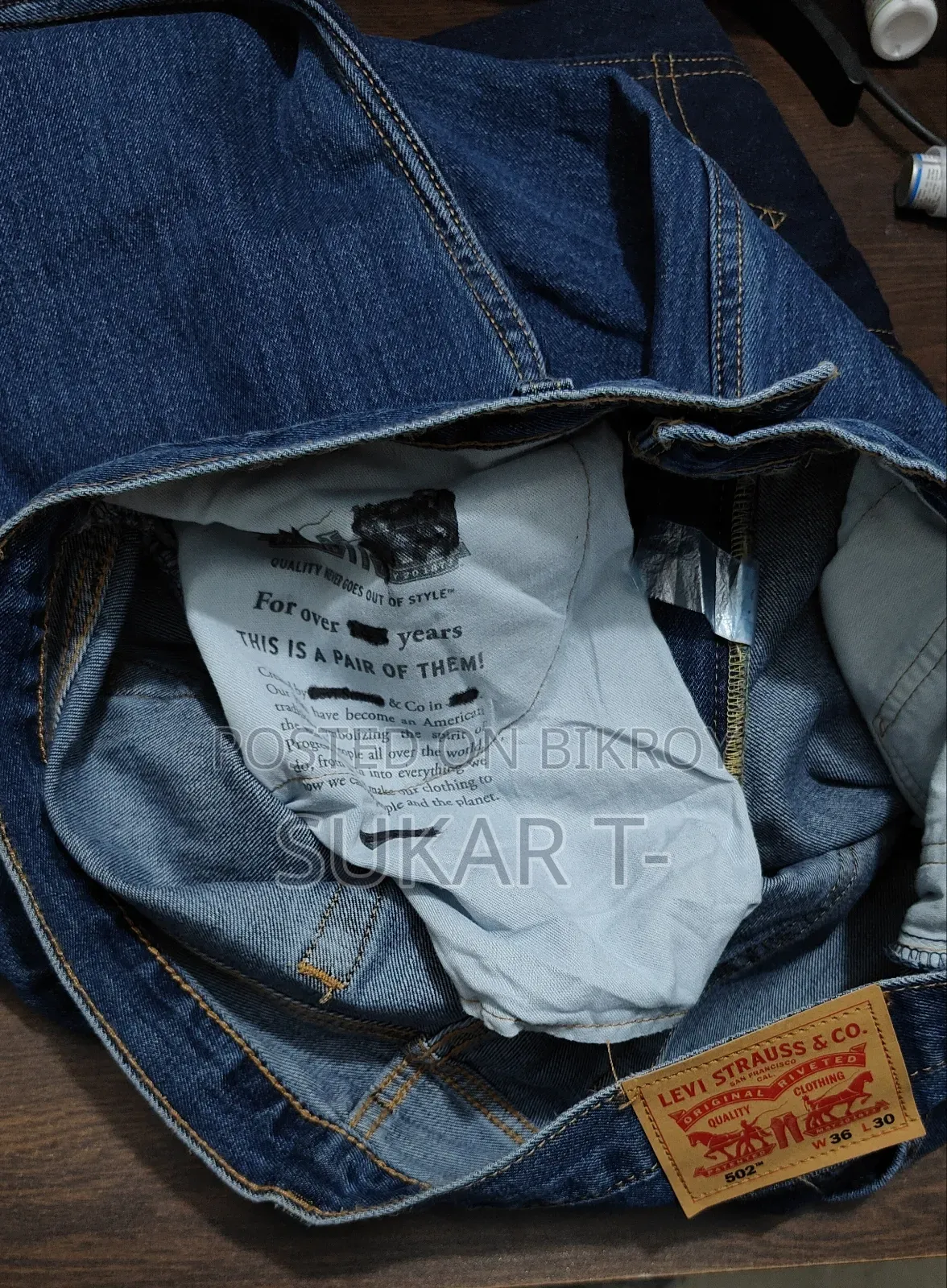 🔥 100% Original Export Quality Levi's Jeans Pants!