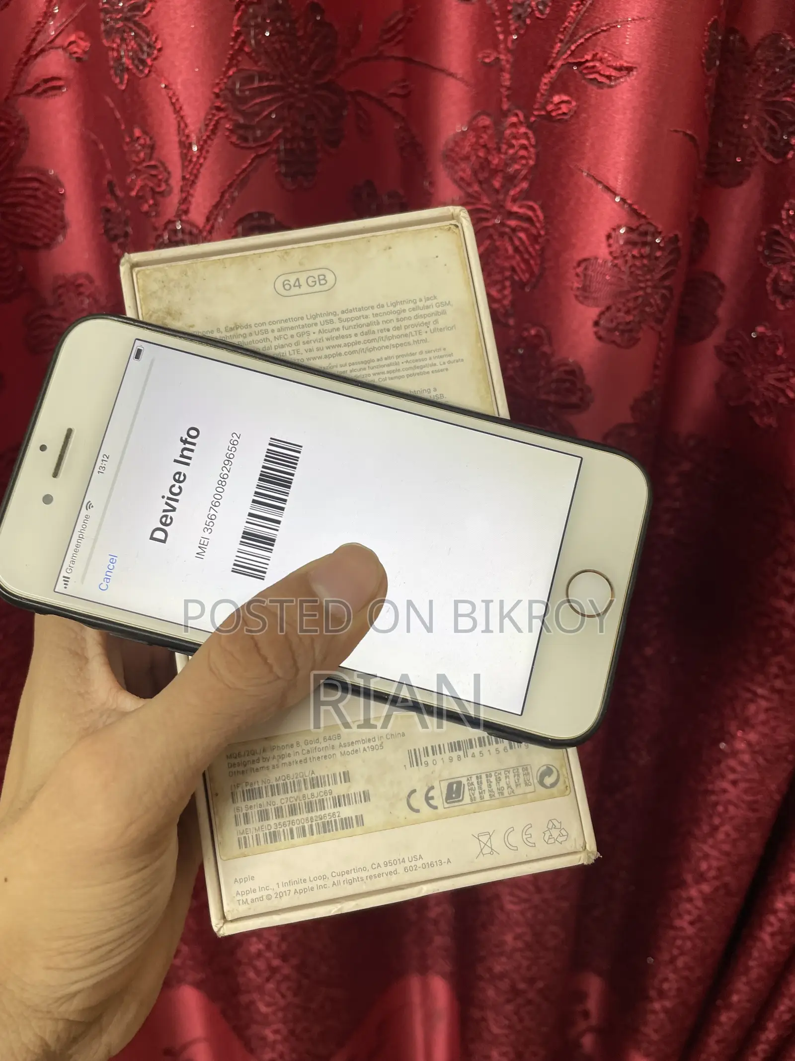 Apple iPhone 8 64 GB Rose Gold