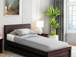Double Size Steel Bed and Single Size Malaysian Wood Bed
