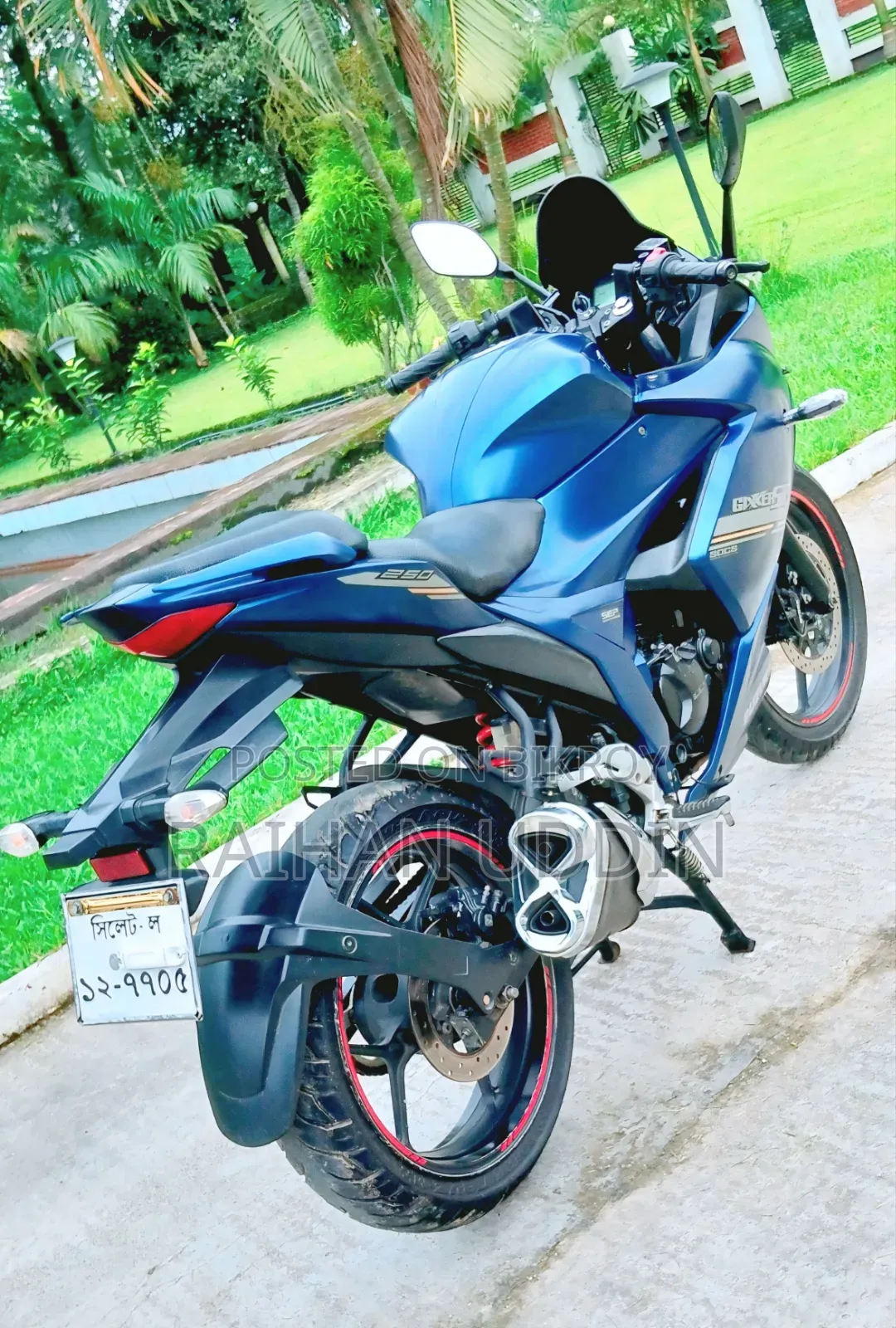 Suzuki Gixxer SF FI 2023 Blue