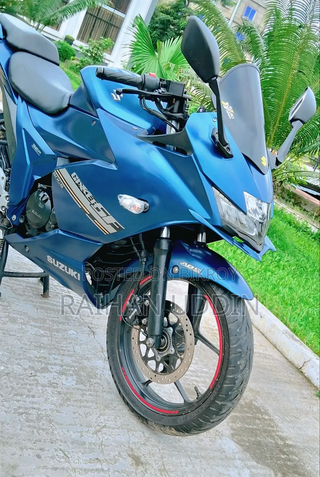 Suzuki Gixxer SF FI 2023 Blue