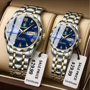 Binbond Luxury Fashion Couple Watch Set – Him & Her