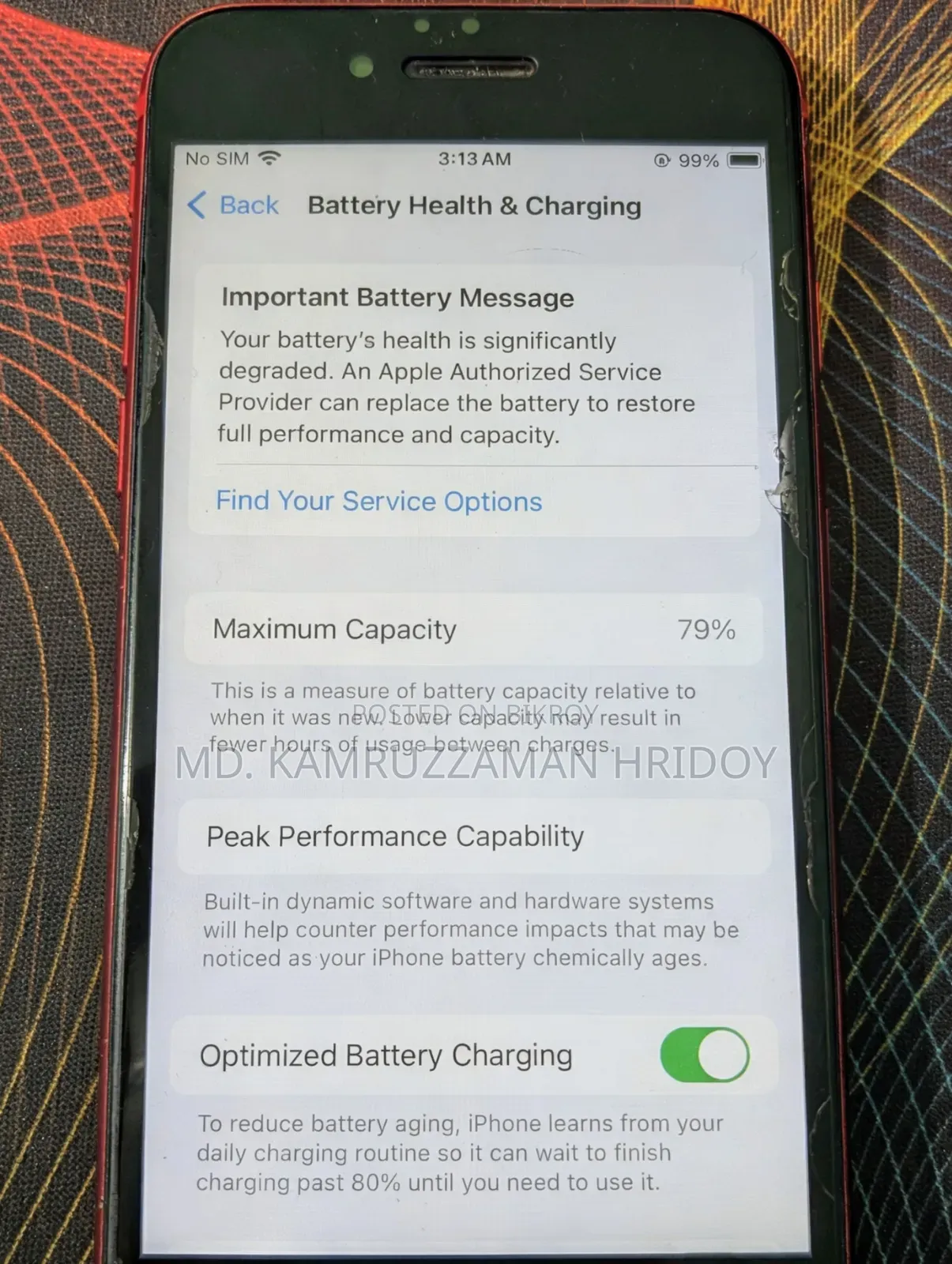 Apple iPhone SE 128 GB Red