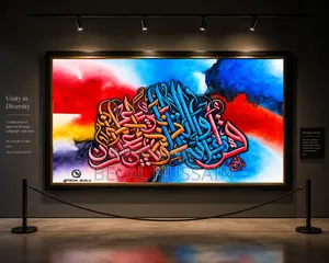Calligraphy Painting Acrylic On Canvas
