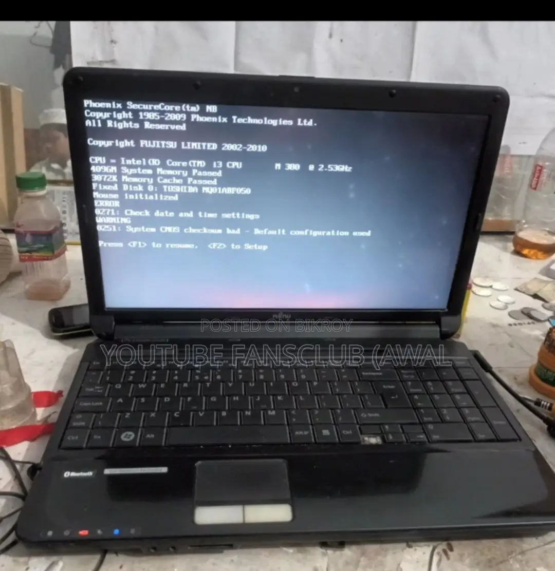 Laptop Fujitsu Lifebook AH530 4GB Intel Core I3 HDD 500GB