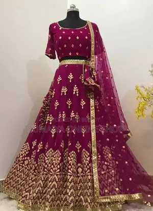 Readymade Georgette Embroidery Party Dress