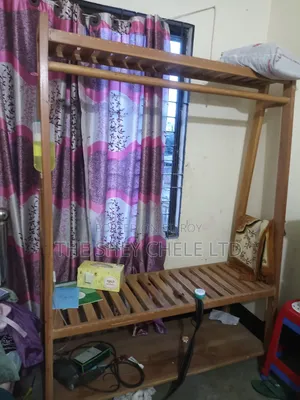 Solid Wood Clothes Rack / Open Wardrobe for Sale