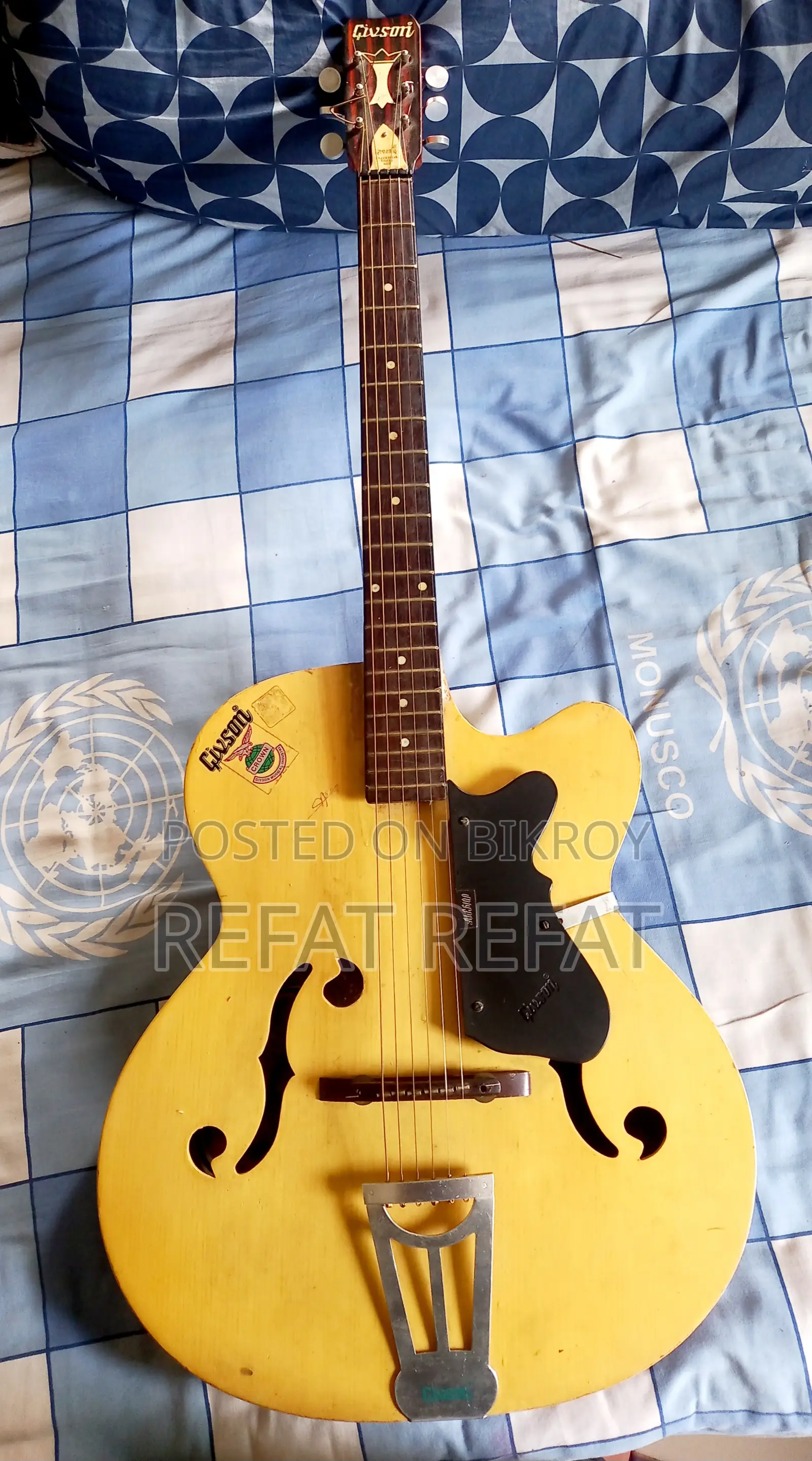 It's a Givson Acoustic Guitar. I'm Selling It in Dhaka. Contact WhatsApp