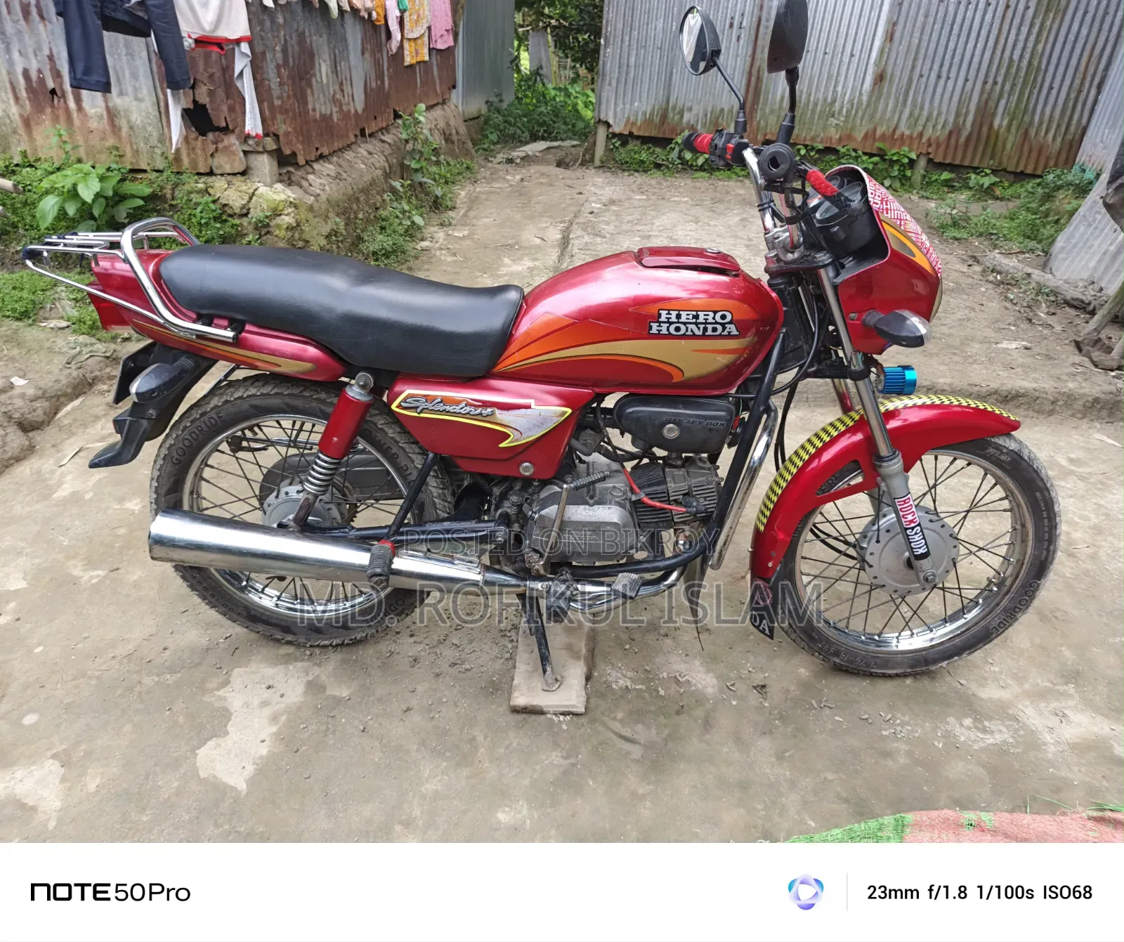 Hero Splendor Plus 2008 Red