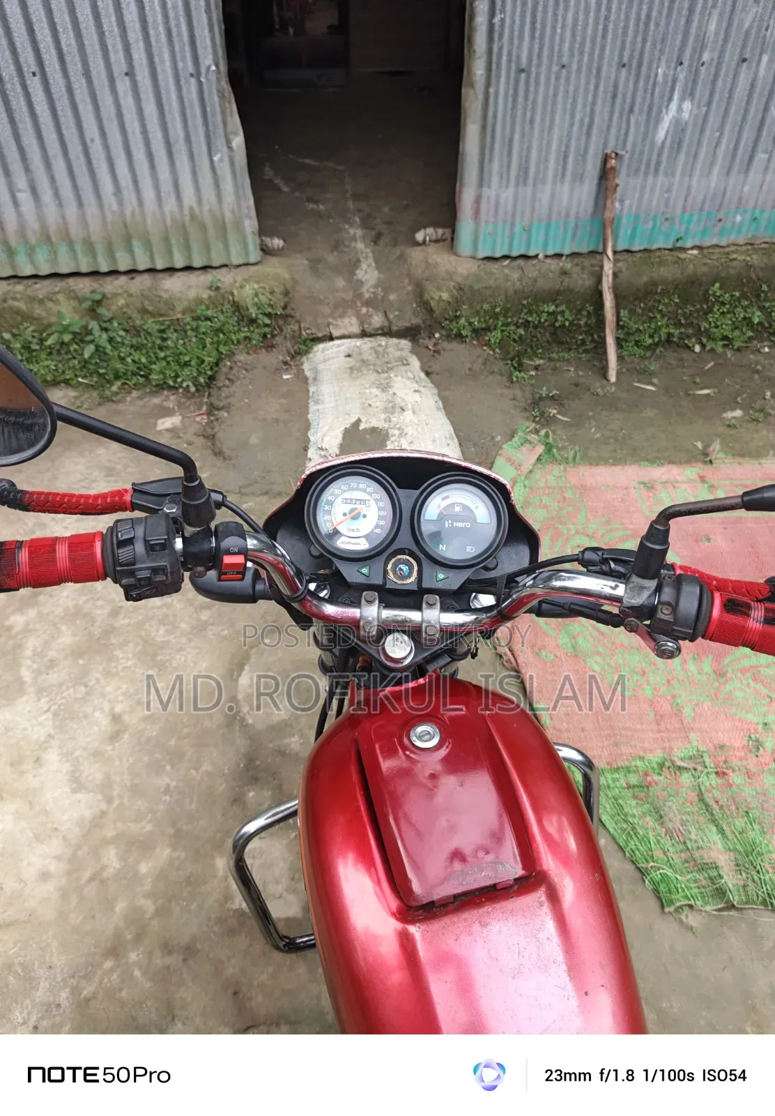 Hero Splendor Plus 2008 Red