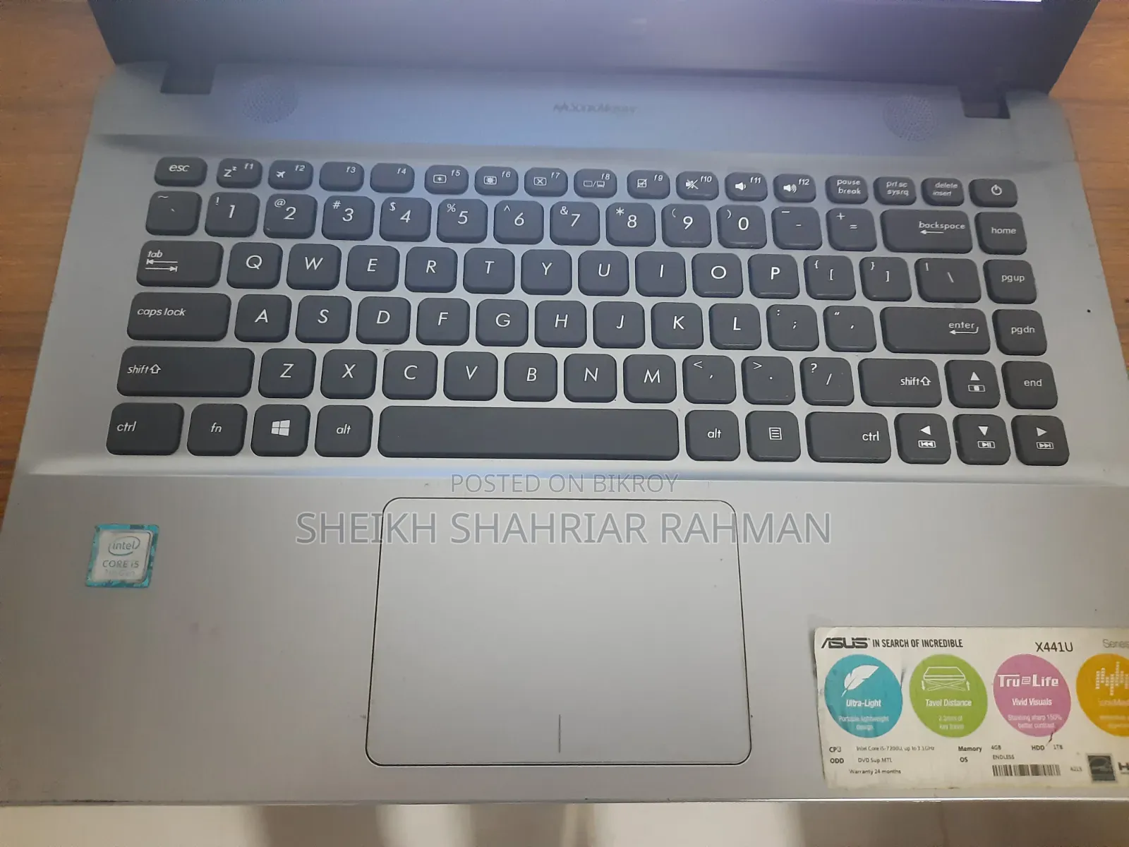 Laptop Asus X44L 8GB Intel Core I5 SSD 256GB