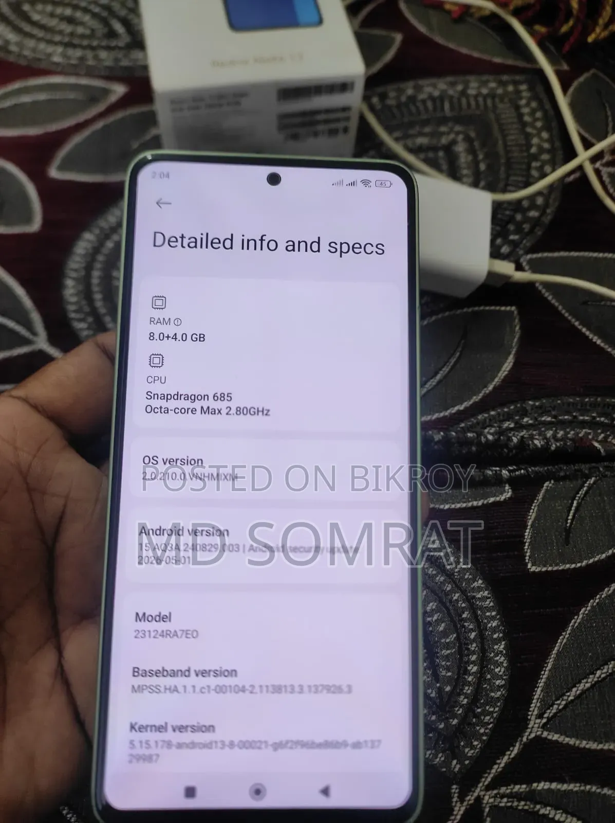 Xiaomi Redmi Note 13 256 GB Green