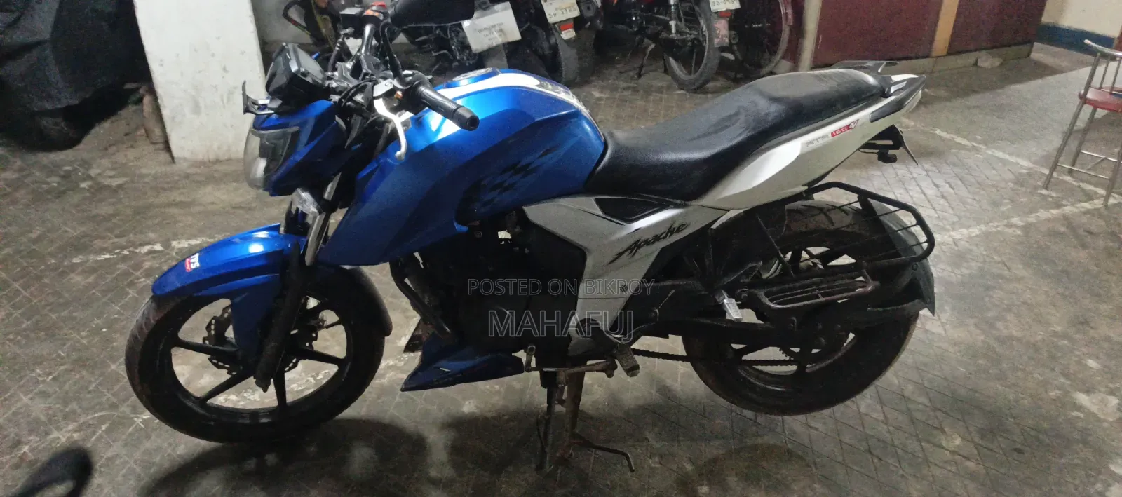 TVS Apache 160 4V 2019 Blue