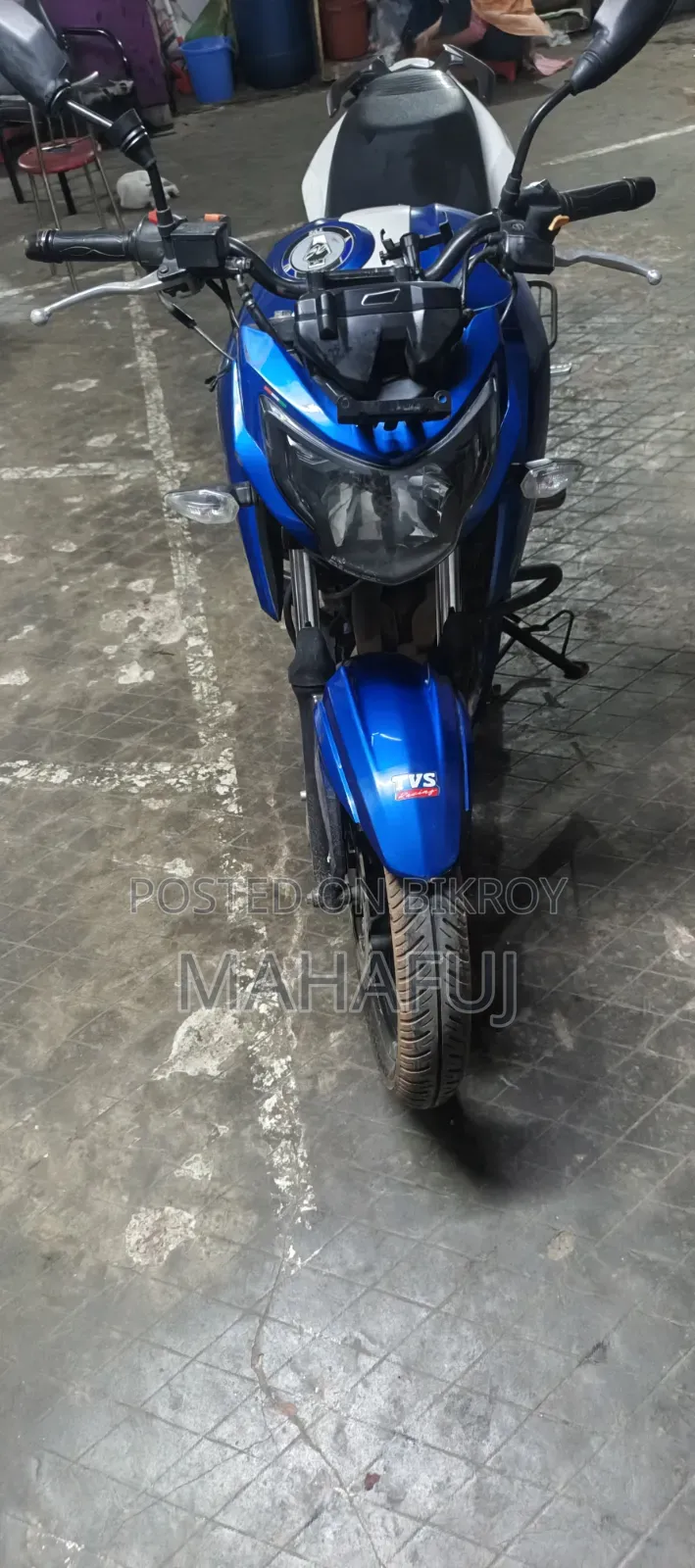 TVS Apache 160 4V 2019 Blue