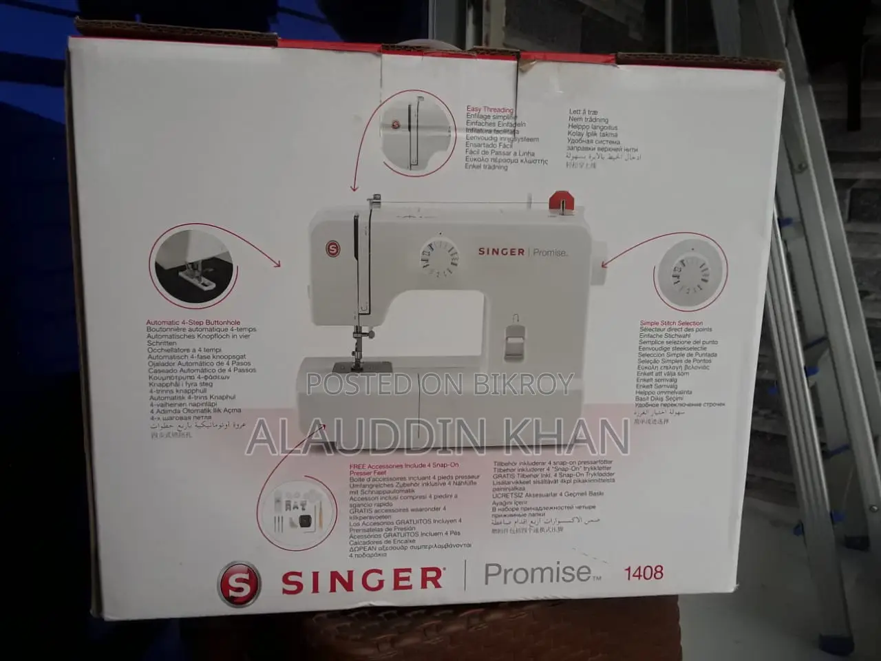 Singer Promise 1408 sewing machine in good condition for sale.