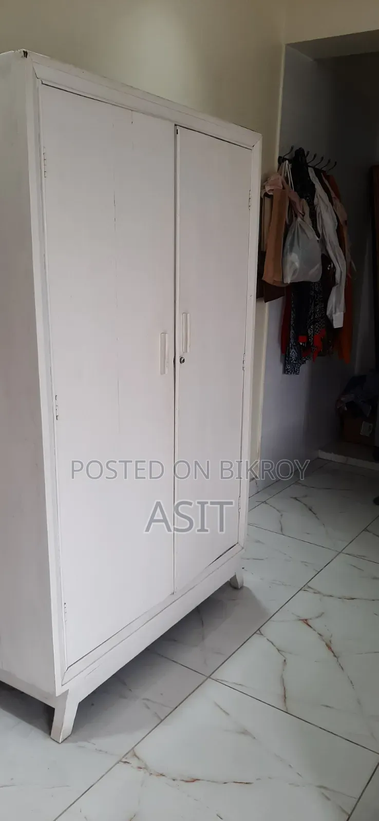 50-year-old Shilkoroi wood wardrobe for sale