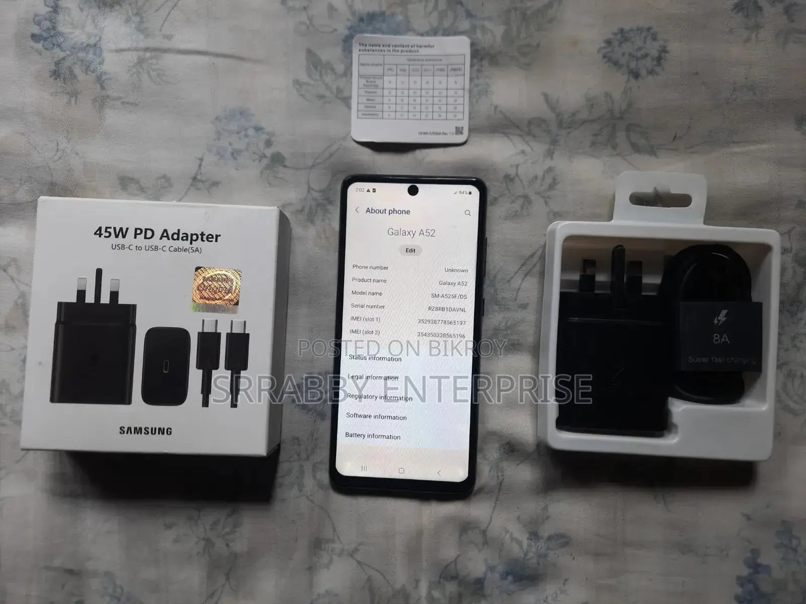 Samsung Galaxy A52 128 GB Blue