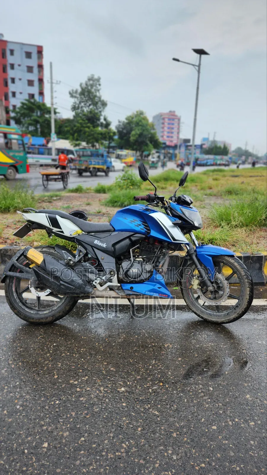 টিভিএস অ্যাপাচি আরটিআর ১৬০ ৪ভি ২০২০ নীল